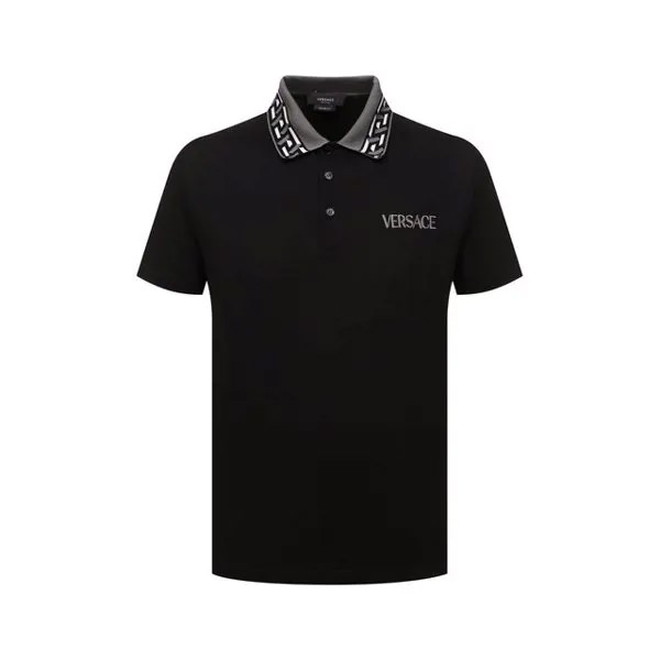 Хлопковое поло Versace