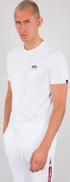 Футболка Alpha Industries Backprint, белая