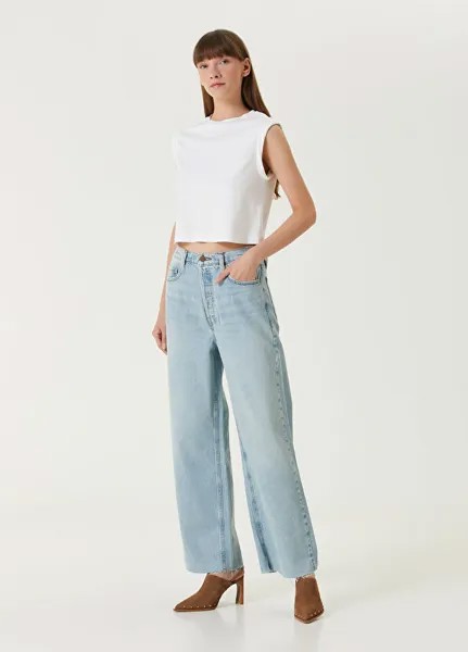 Низкие мешковатые джинсы Frame Denim, голубой