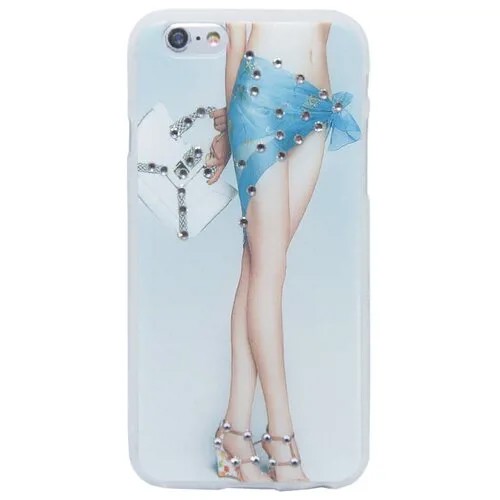 !Чехол-накладка для iPhone 6/6S стразы FASHION TPU