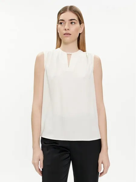 Блуза стандартного кроя Calvin Klein, экрю