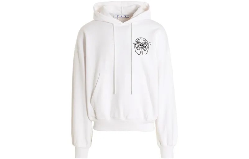 Толстовка с капюшоном Hand Arrow Off-White, белый