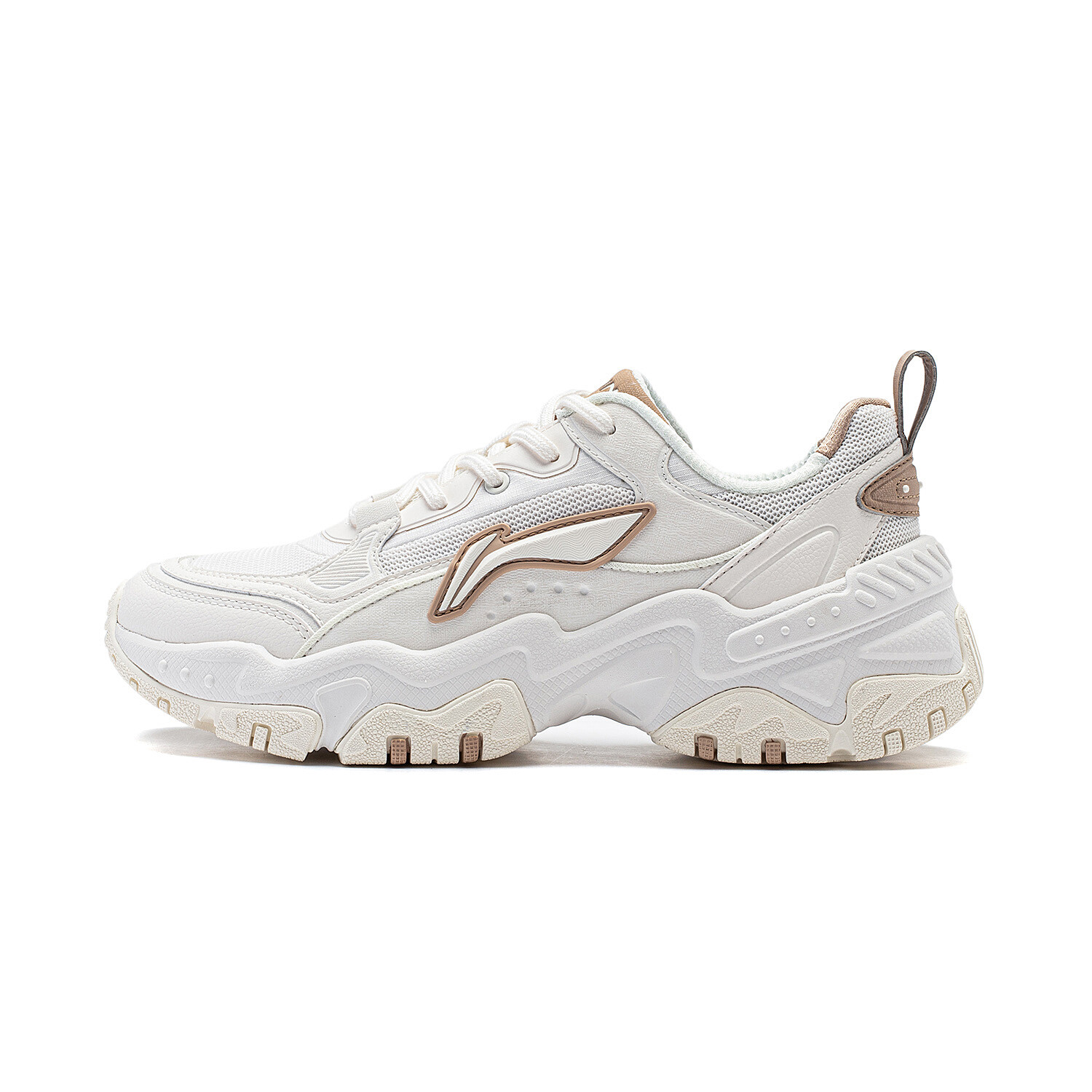 Кроссовки LINING Lifestyle Shoes Women's Low-top White, белый
