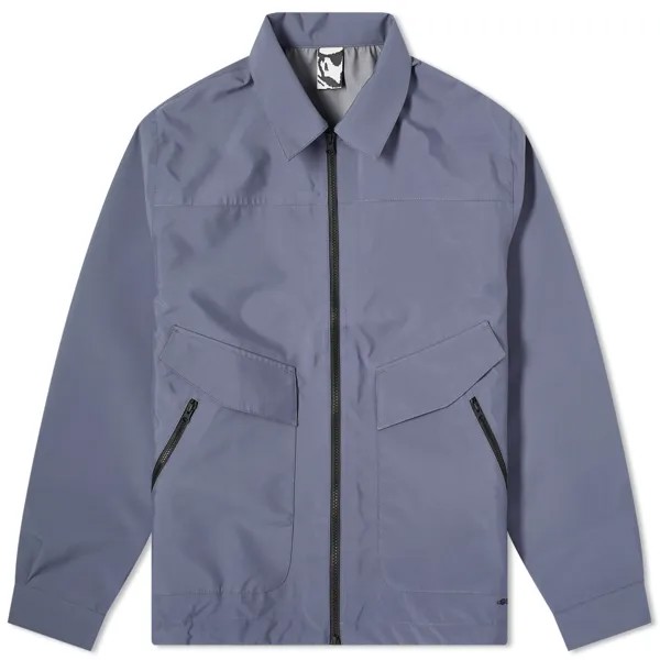 Рубашка Gr10K 3L Overshirt, цвет Calcite Blu