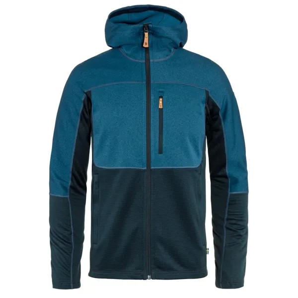 Флисовая жилетка Fjällräven Abisko Trail Fleece, цвет Indigo Blue/Dark Navy