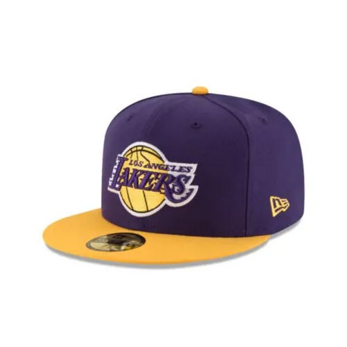 Мужская кепка New Era Los Angeles Lakers NBA 59Fifty 2Tone, фиолетовая 70343675