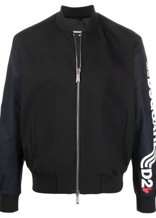 Dsquared2 бомбер с логотипом