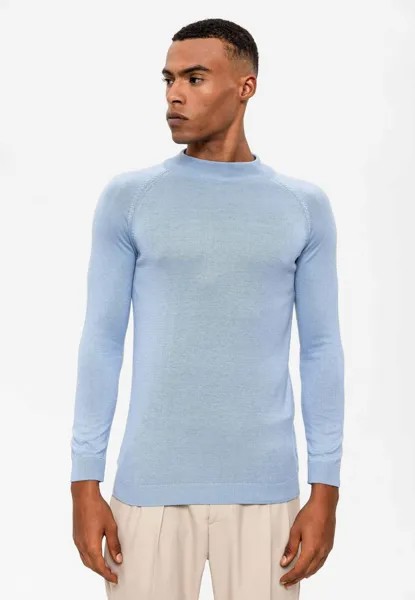 Свитер Mock Turtleneck Antioch, цвет baby blue