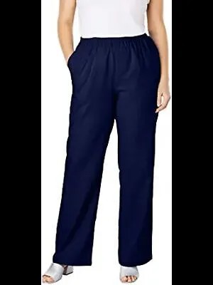 R-M RICHARDS Женские темно-синие вечерние широкие брюки 18