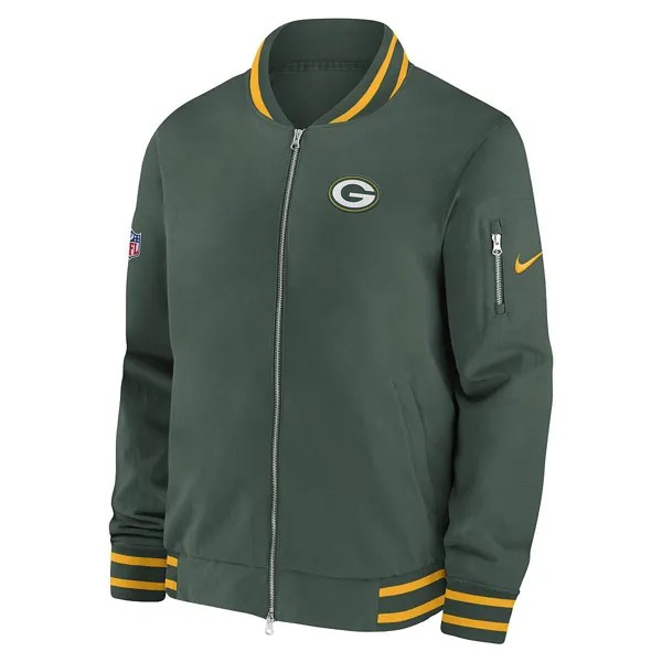 Куртка NFL COACH BOMBER JACKET GREEN BAY PACKERS Nike, цвет Rot
