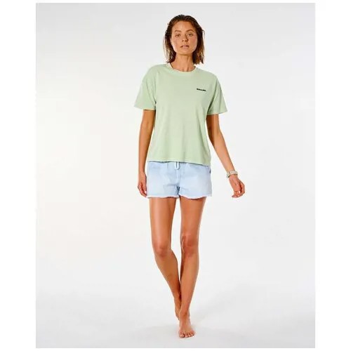 Футболка Rip Curl HULA GIRL RELAXED TEE, цвет 3396 SAGE, размер L