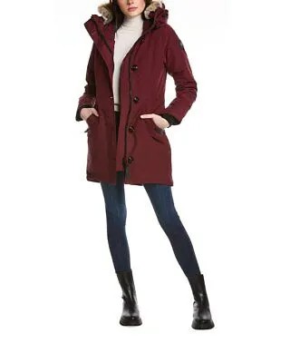 Женская пуховая парка Canada Goose Rossclair Black Label размера XS