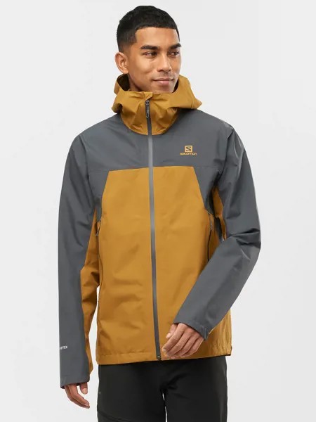 Куртка мембранная мужская Salomon Outline GTX, Коричневый, размер 54-56