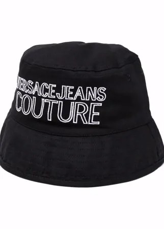 Versace Jeans Couture панама с вышитым логотипом