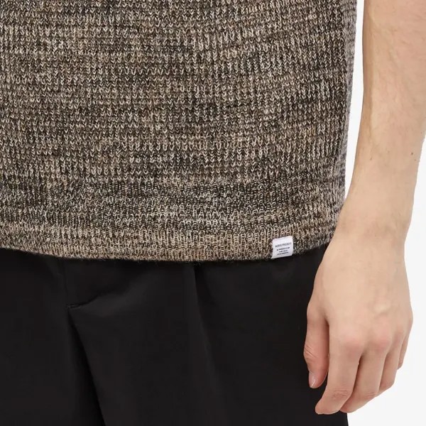 Norse Projects Жилет в рубчик из шерсти и хлопка Manfred