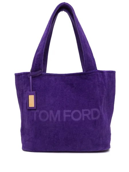 TOM FORD сумка-тоут с тисненым логотипом