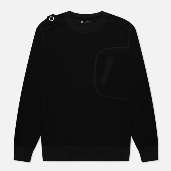 Мужская толстовка MA.Strum Rev Loopback Crew Neck чёрный, Размер S