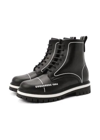 Кожаные ботинки Dsquared2