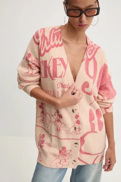 УОЛТ ДИСНЕЙ кардиган Desigual, розовый
