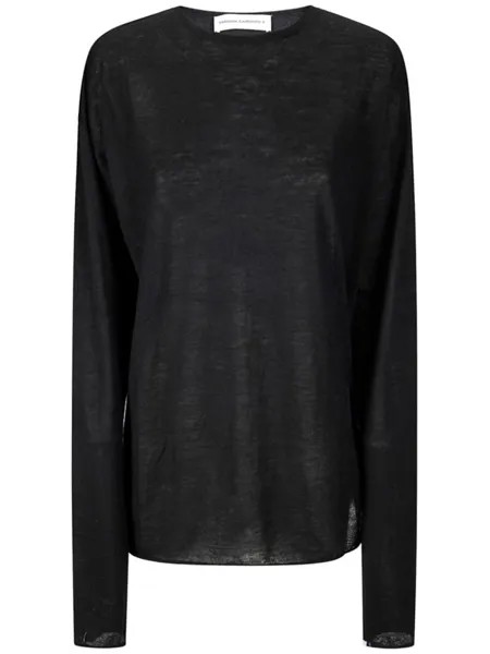Extreme cashmere футболка с изображением ворона, черный