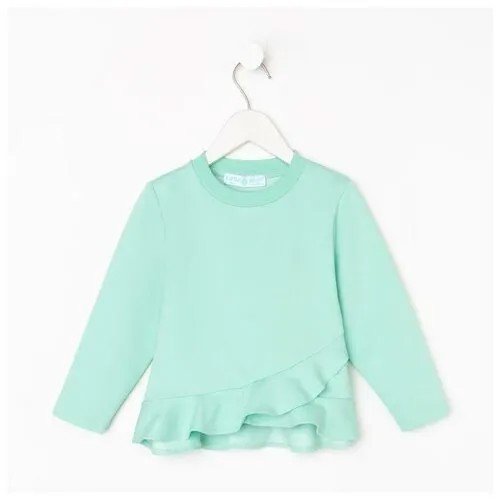 Лонгслив Kaftan, размер 98-104, зеленый, бирюзовый