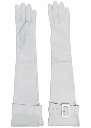 Manokhi длинные перчатки с ремешками