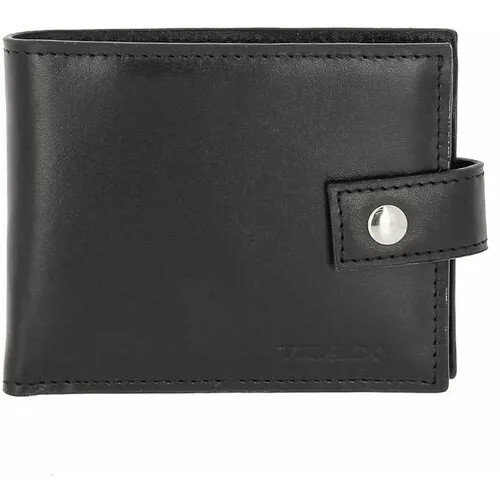 Кошелек Versado B200-1 black, натуральная кожа, черный