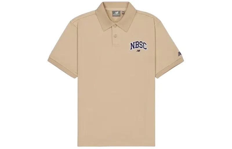Мужская рубашка поло NBSC цвета хаки New Balance, хаки
