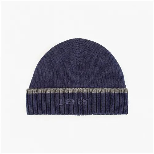 Шапка Levi's Lined Cropped Beanie with Modern Vintage Logo D5525