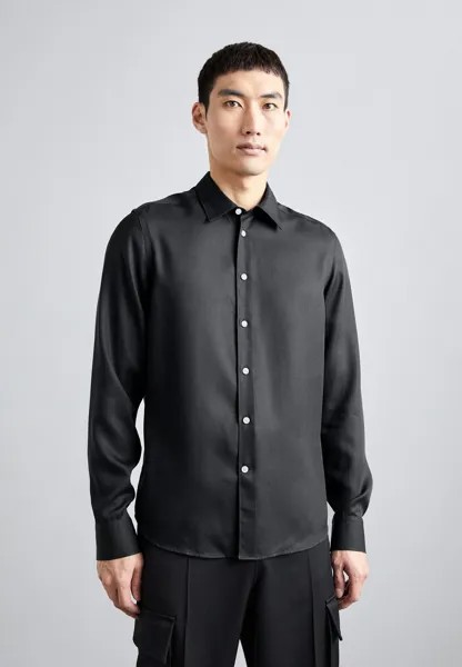 Деловая рубашка SLIM COMFORT J.LINDEBERG, цвет black