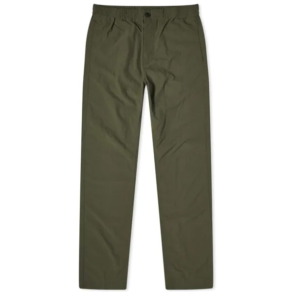 Брюки Maison Kitsune Casual Straight Leg, цвет Military Green