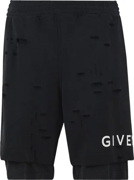 Шорты Givenchy Board Fit Hole Shorts 'Black', черный