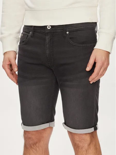 Джинсовые шорты узкого кроя Pepe Jeans, серый