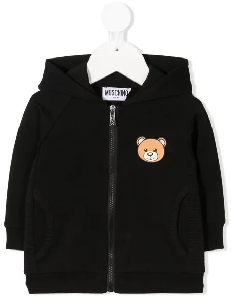 Moschino Kids худи Teddy Bear на молнии
