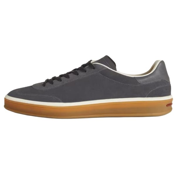 Кроссовки Loro Piana Skateboarding Shoes Men Low-top Warm Gray, серый