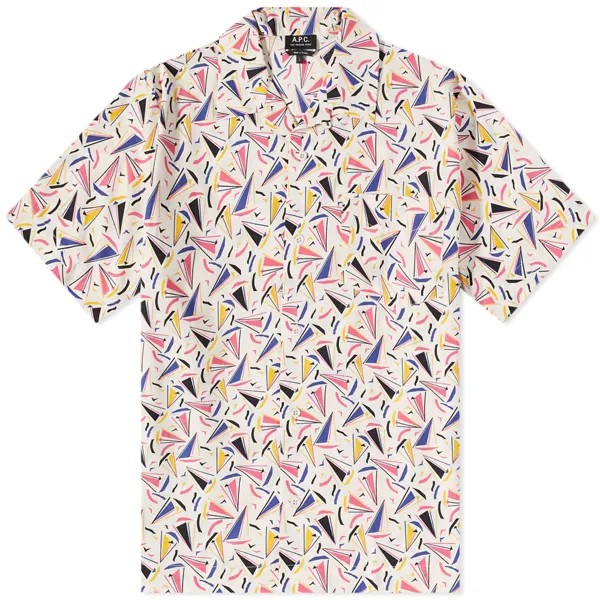 Рубашка A.P.C Lloyd Boat Print Vacation Shirt