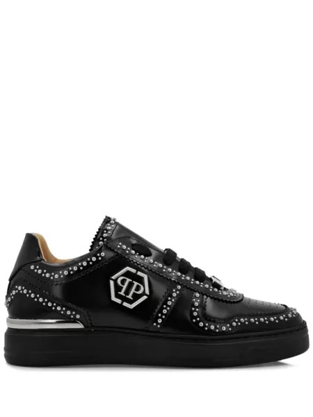 Philipp Plein кеды Lo-Top, черный