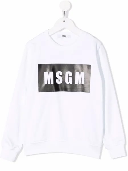 MSGM Kids толстовка с логотипом