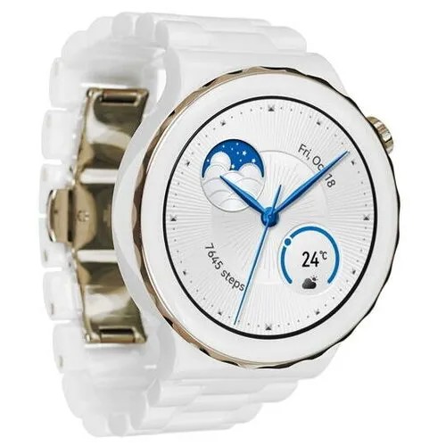 Смарт-часы Huawei Watch GT 3 Pro Ceramic, 43 mm, (FRG-B19), White