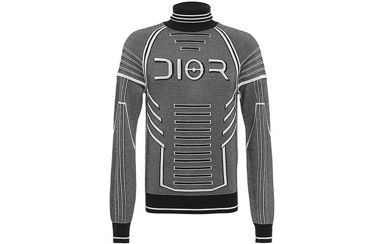 Свитер мужской серый Dior, серый