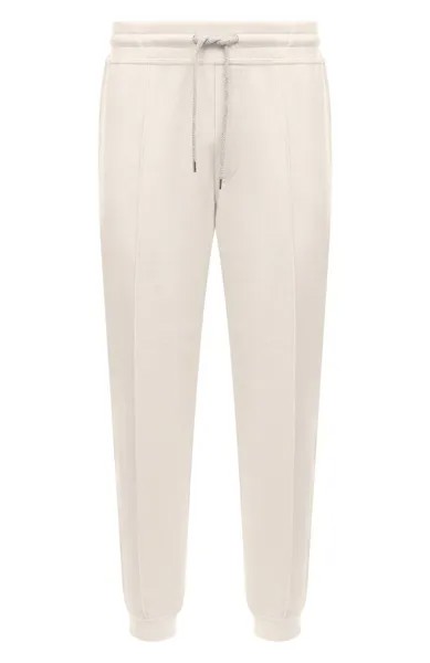 Джоггеры из кашемира и хлопка Brunello Cucinelli