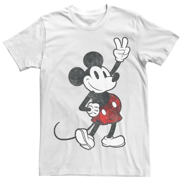 Мужская классическая камуфляжная футболка с портретом Микки Мауса Disney Licensed Character