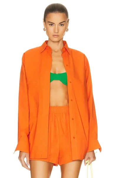 Рубашка Haight. Oversized Shirt, цвет Mie Orange