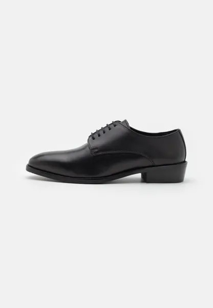 Элегантные туфли на шнуровке Leather Zign, черный