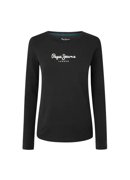 Лонгслив Pepe Jeans NEW VERGINIA, черный