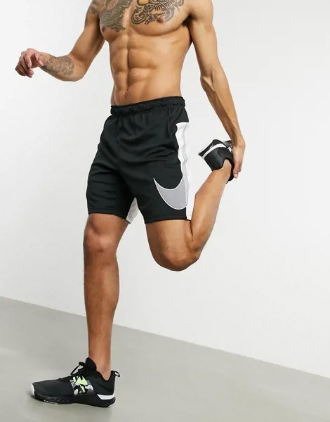 Черные шорты с логотипом Nike Training-Черный