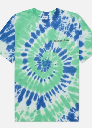 Мужская футболка thisisneverthat Tie Dye, цвет зелёный, размер XL