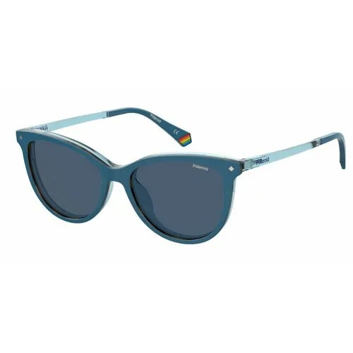 Солнцезащитные очки Polaroid, голубой, синий