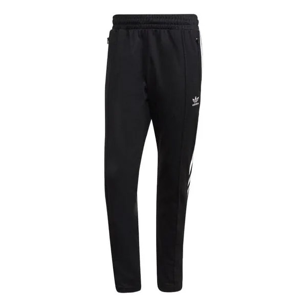 Спортивные штаны adidas originals Solid Color Stripe Logo Straight Casual Sports Pants/Trousers/Joggers Unisex Black, черный