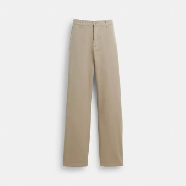 Брюки COACH Garment Dye Chino, цвет Stone
